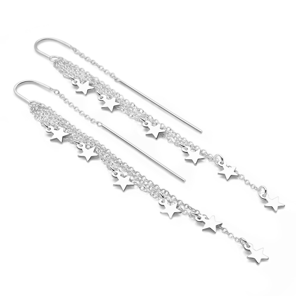 Star Shower Earrings Silver Earrings E5560
