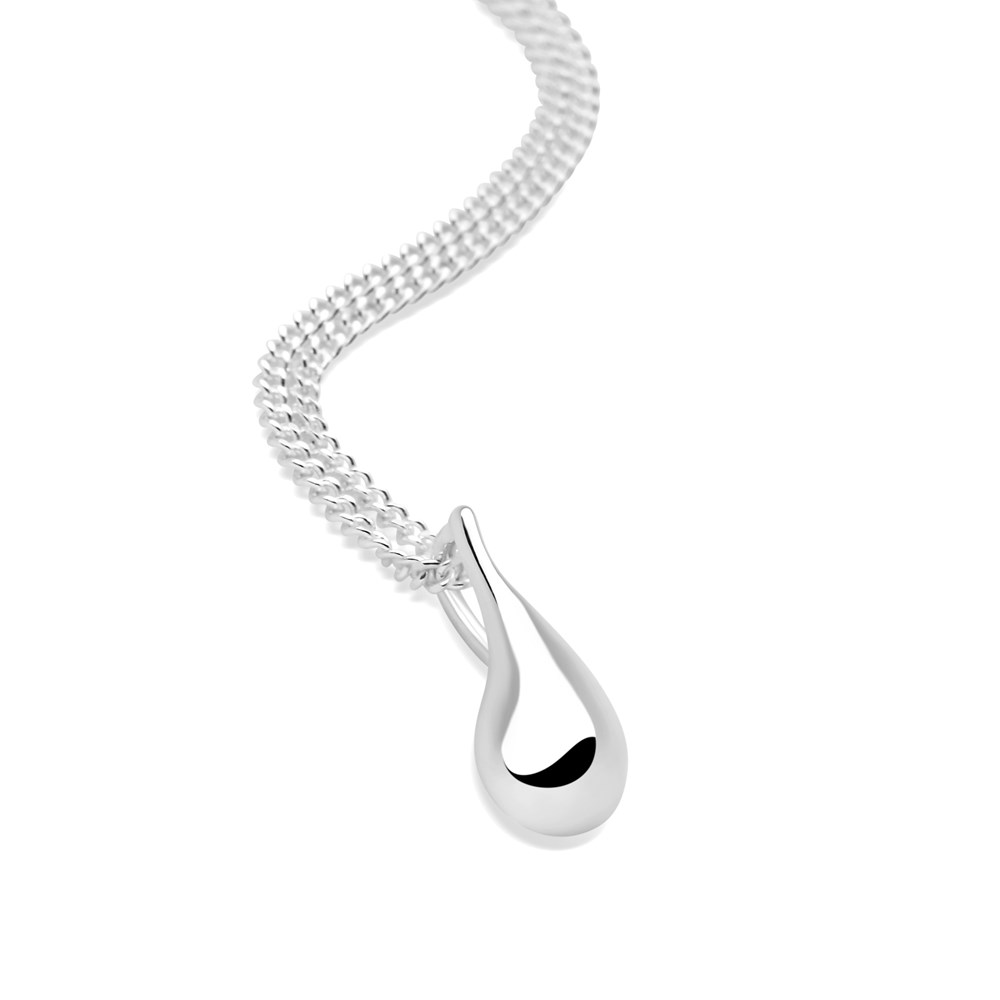 Silver Droplet Pendant Silver Pendants P3090